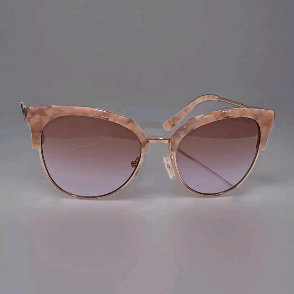 Michael Kors Savannah MK1033 Pink Tortoise Cat Eye Sunglasses With Case